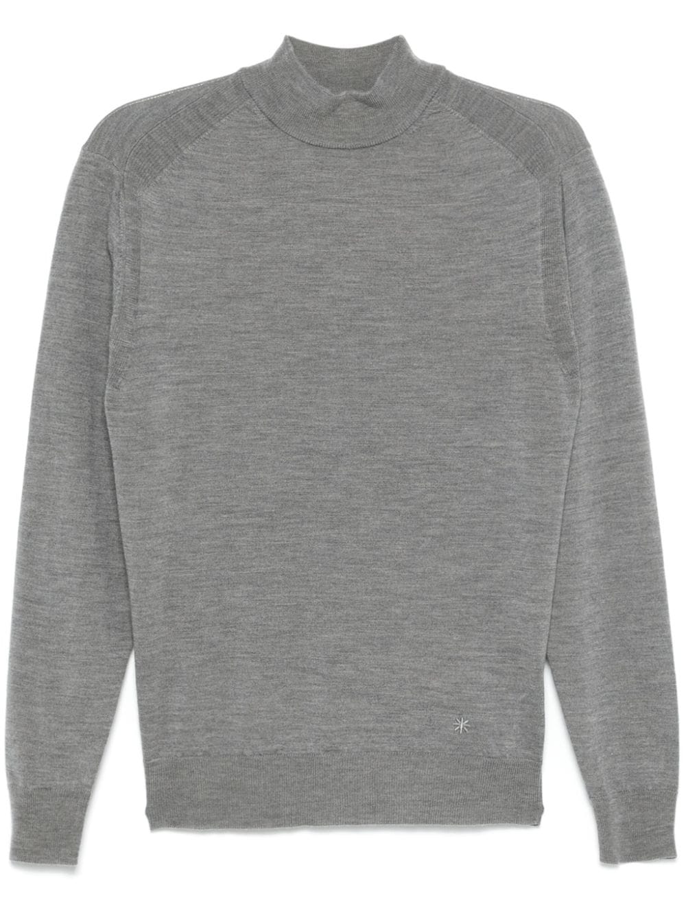 Manuel Ritz virgin-wool mock-neck sweater - Grey von Manuel Ritz