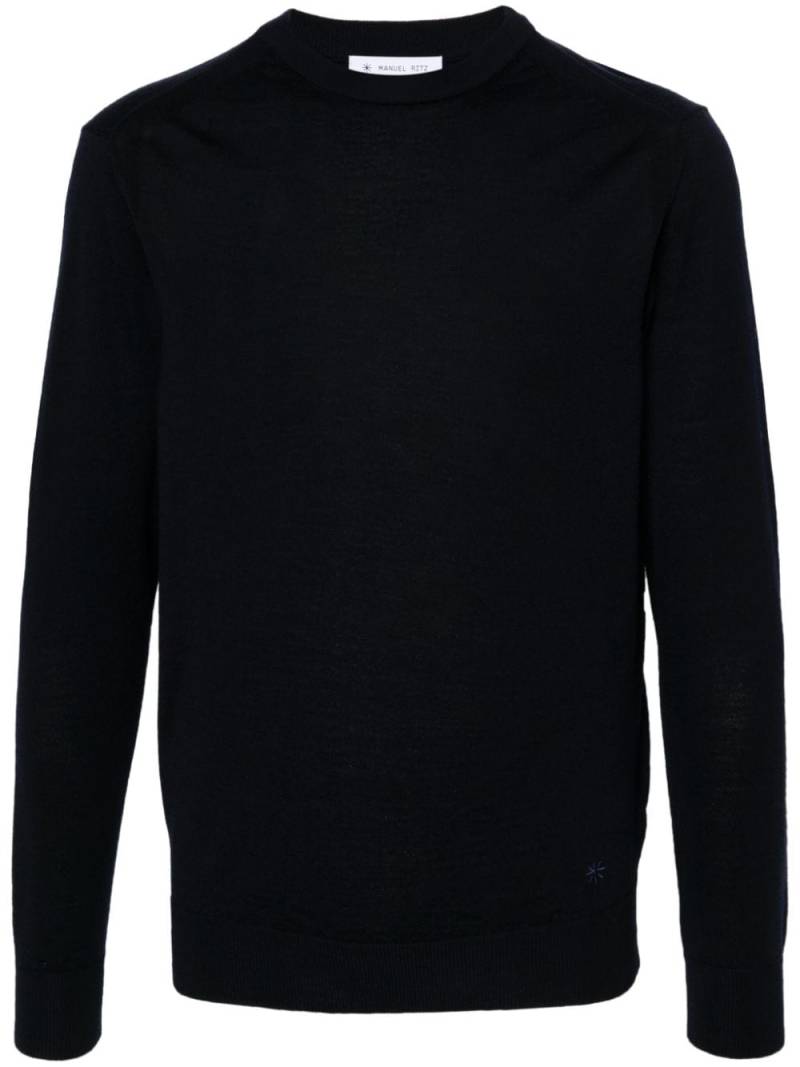 Manuel Ritz virgin wool sweater - Blue von Manuel Ritz