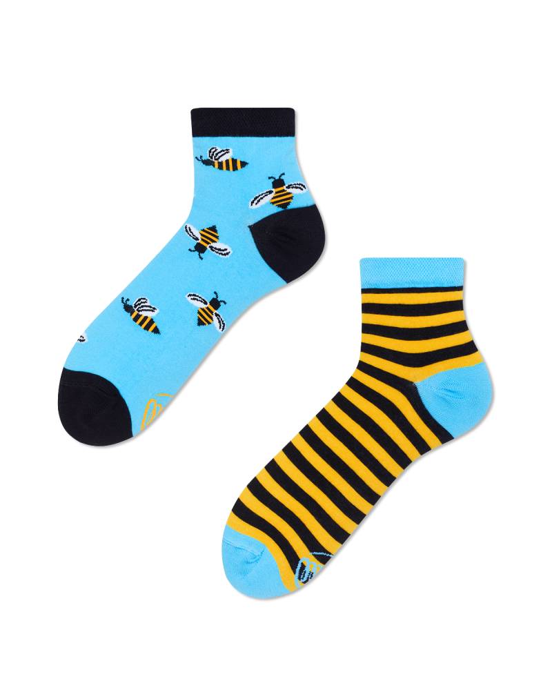 Bee Bee Quartersocks - Herren Multicolor 35-38 von Many Mornings