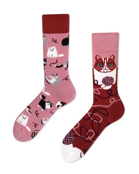 Playful Cat Socks - Herren Multicolor 35-38 von Many Mornings