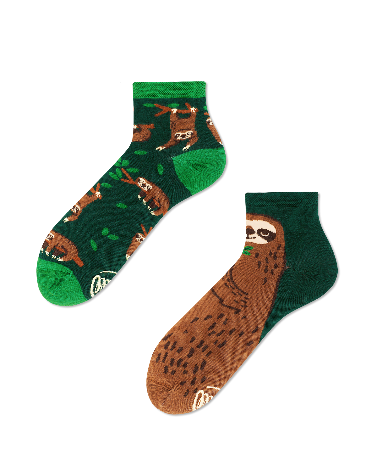 Sloth Life Quartersocks - Herren Multicolor 39-42 von Many Mornings