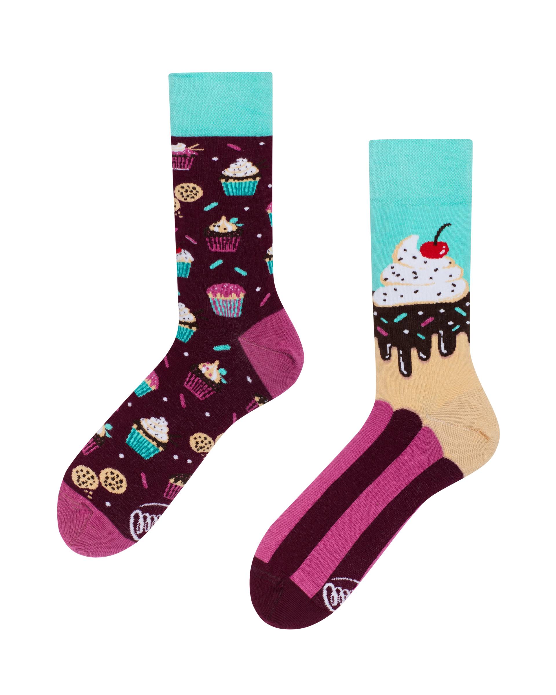 The Cupcake Socks - Herren Multicolor 39-42 von Many Mornings