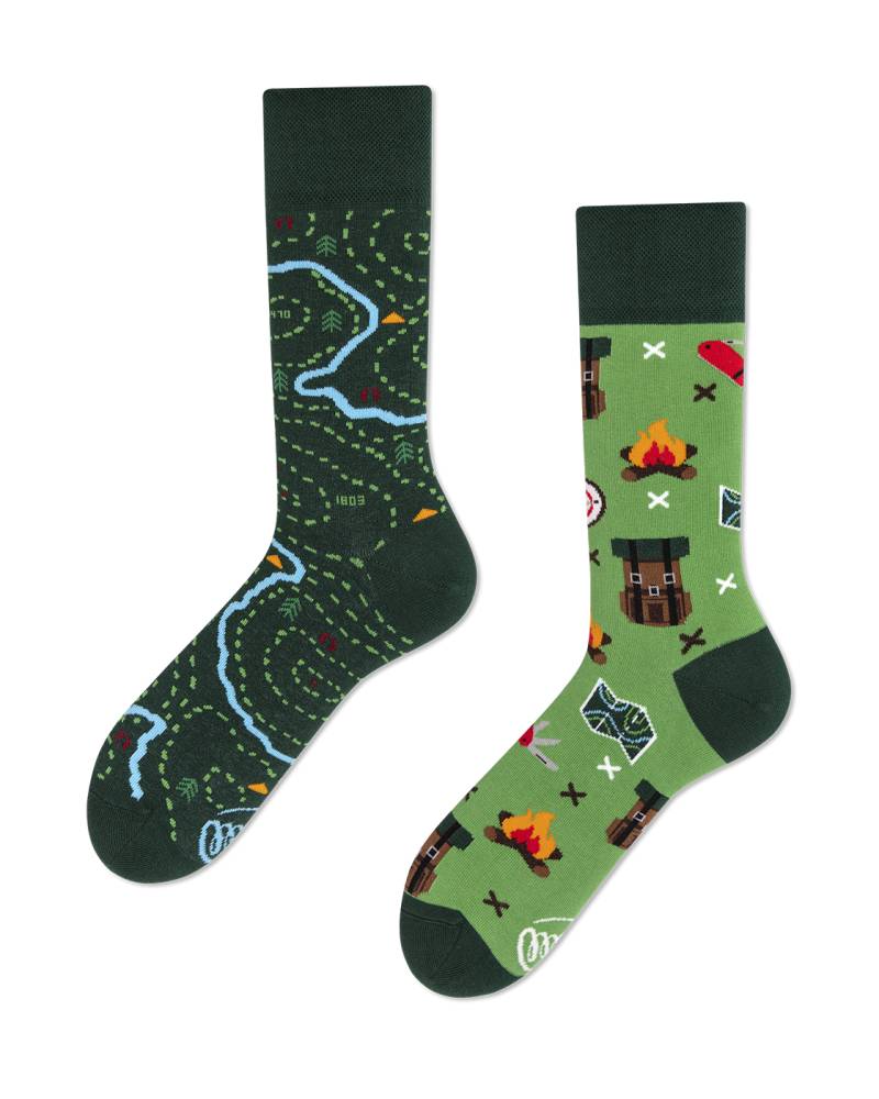 The Map Socks - Herren Multicolor 35-38 von Many Mornings