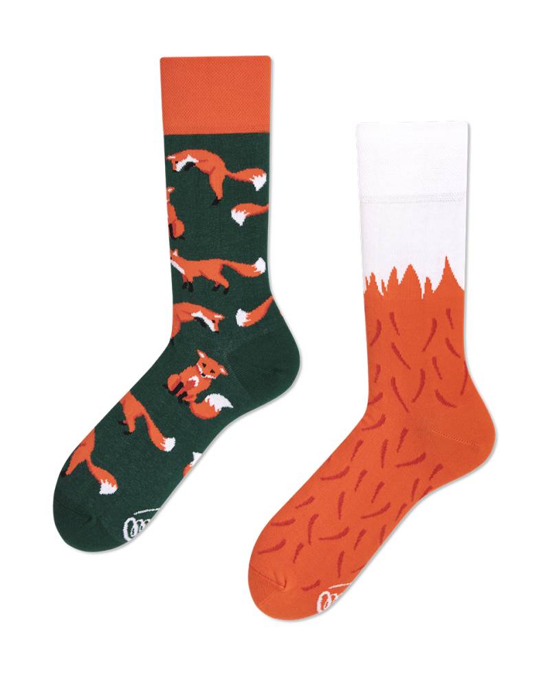 The Red Fox Socks - Herren Multicolor 35-38 von Many Mornings