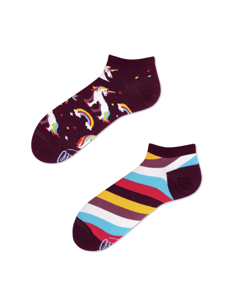 The Unicorn Sneakersocks - Herren Multicolor 35-38 von Many Mornings