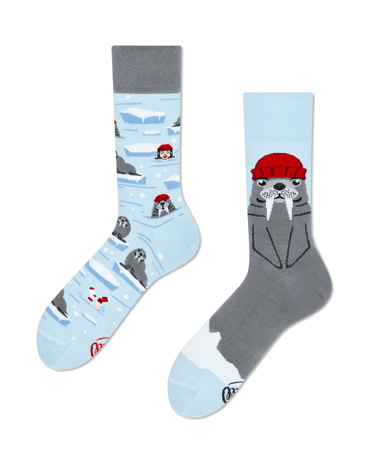 The Walrus Socks - Herren Multicolor 39-42 von Many Mornings