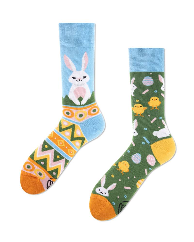 Easter Bunny Socks - Herren Multicolor 35-38 von Many Mornings