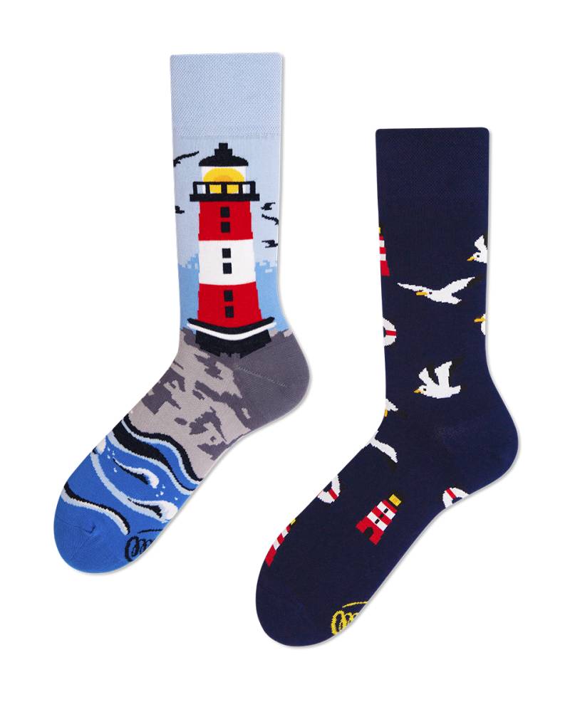 Nordic Lighthouse Socks - Herren Multicolor 35-38 von Many Mornings