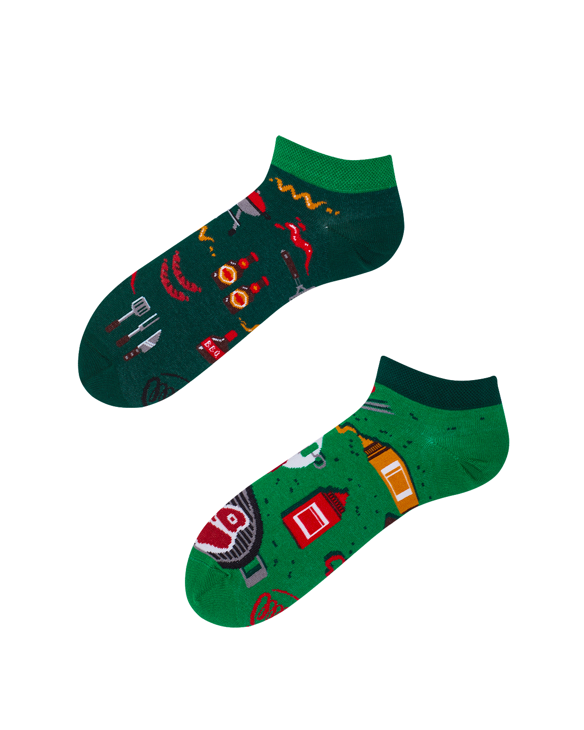 Bbq Sneakersocks - Herren Multicolor 35-38 von Many Mornings