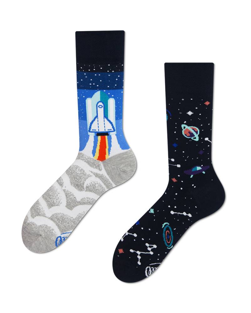 Space Trip Socks - Herren Multicolor 35-38 von Many Mornings