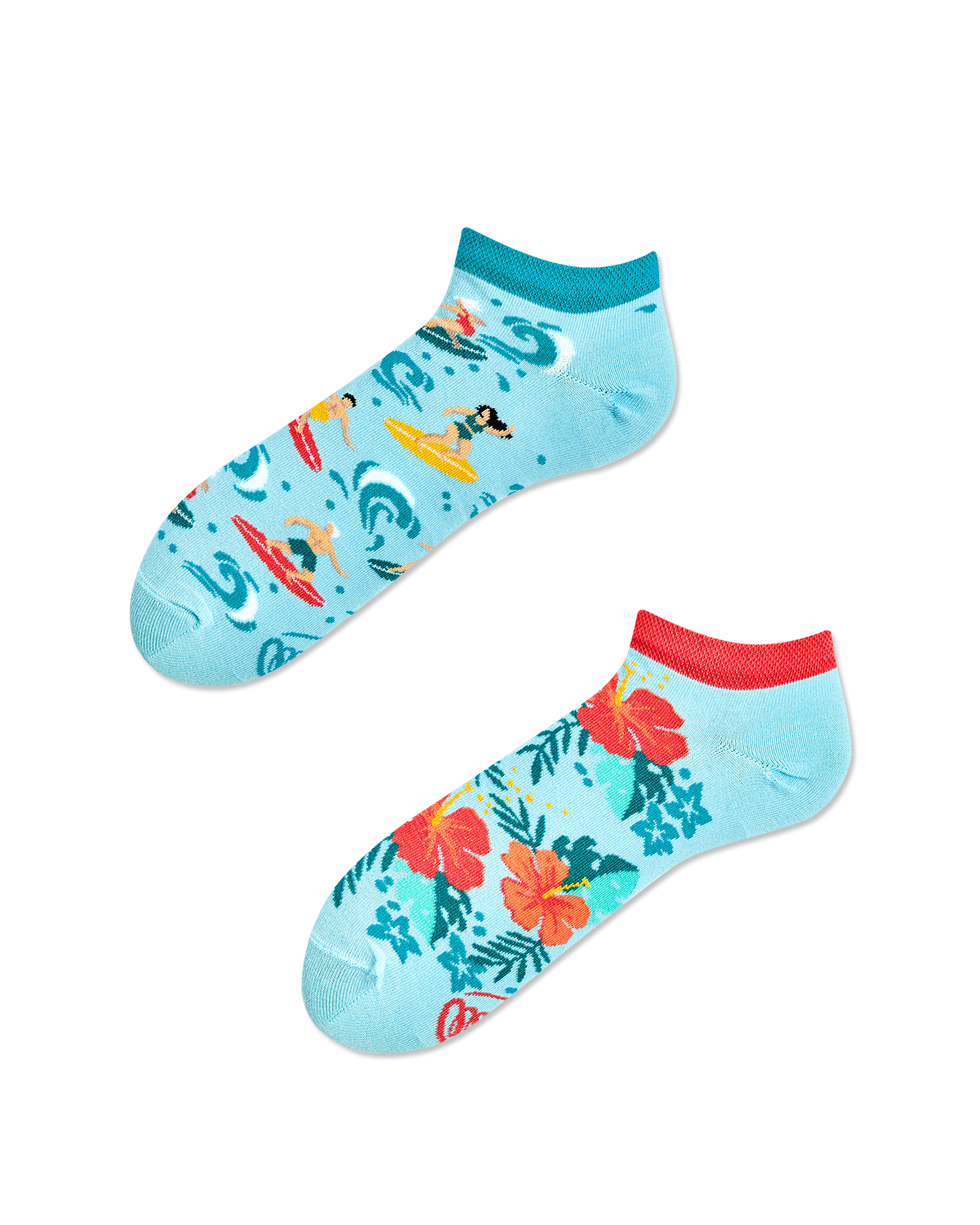 Aloha Vibes Sneakersocks - Herren Multicolor 35-38 von Many Mornings