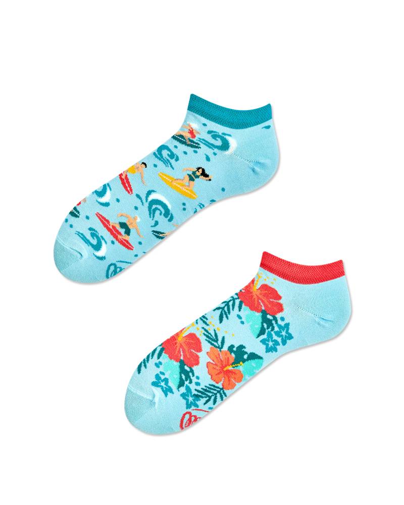 Aloha Vibes Sneakersocks - Herren Multicolor 35-38 von Many Mornings