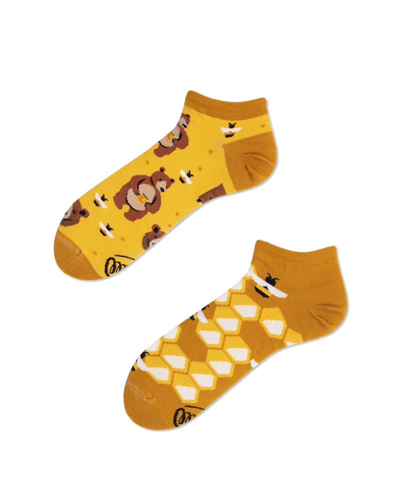 Honey Bear Sneakersocks - Herren Multicolor 39-42 von Many Mornings