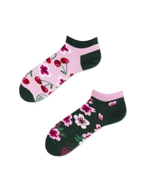 Cherry Blossom Sneakersocks - Herren Multicolor 39-42 von Many Mornings