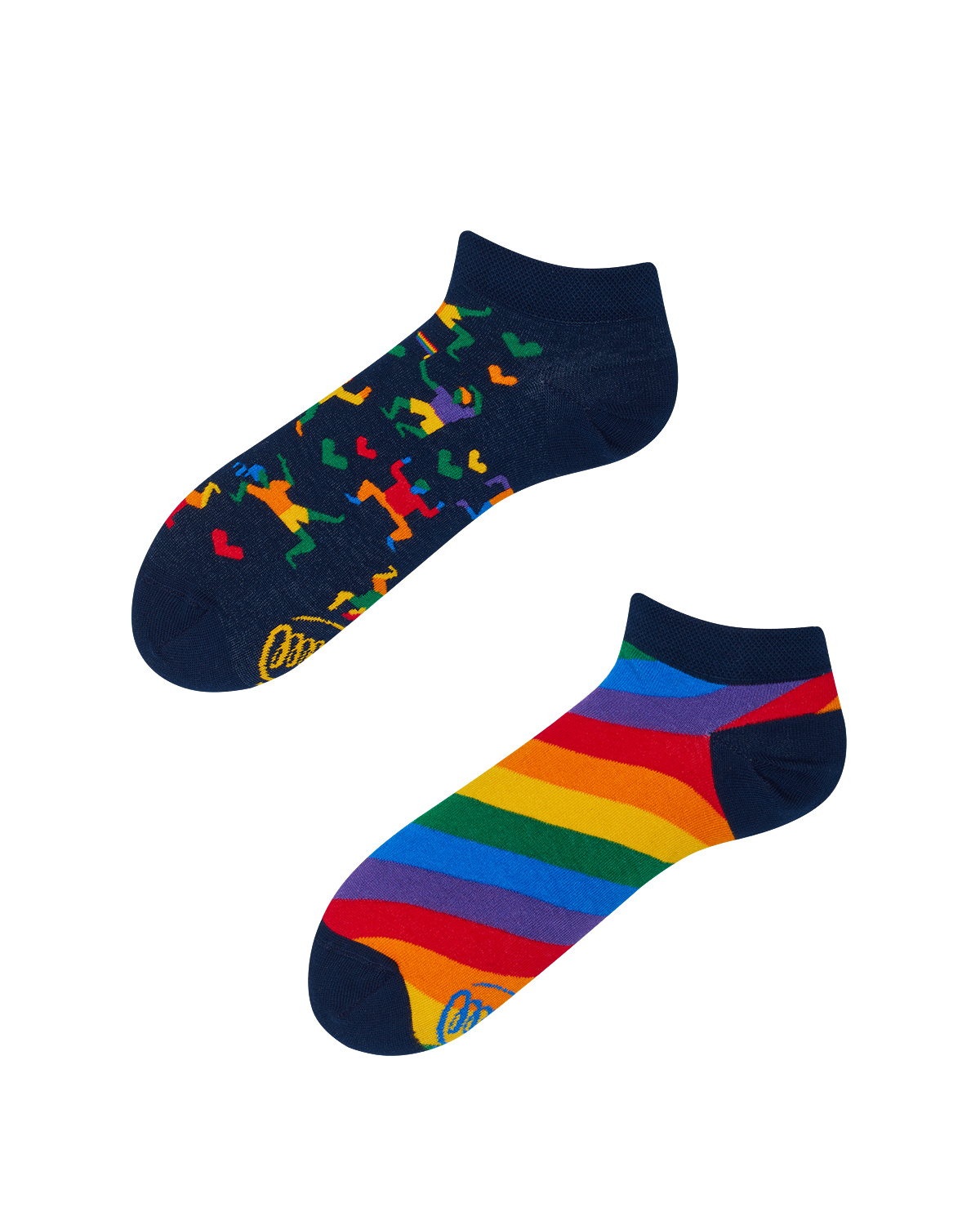 Over The Rainbow Sneakersocks - Herren Multicolor 43-46 von Many Mornings