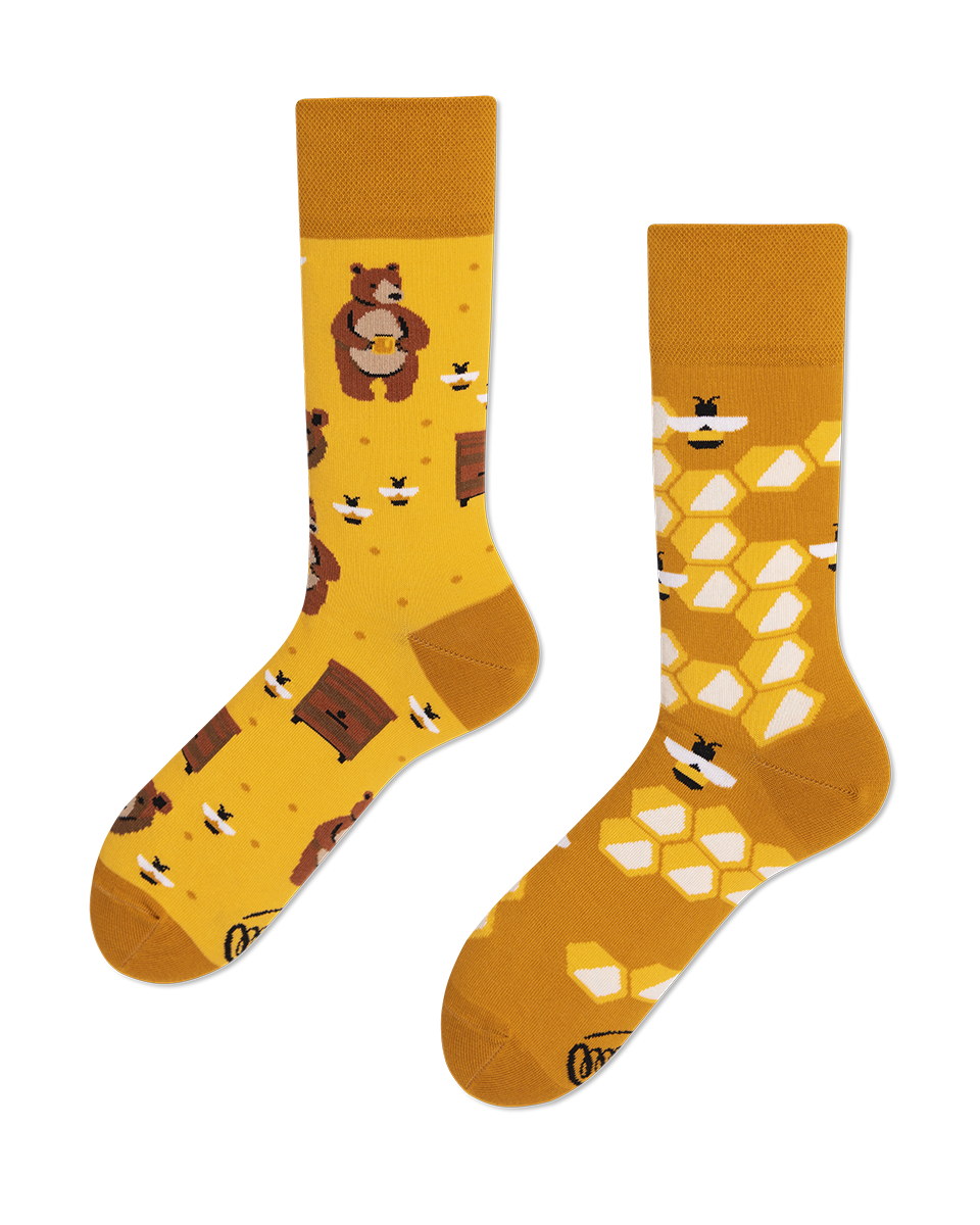 Honey Bear Socks - Herren Multicolor 35-38 von Many Mornings