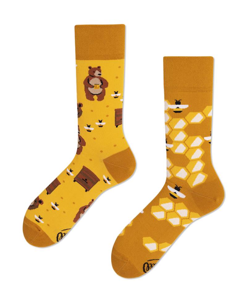 Honey Bear Socks - Herren Multicolor 35-38 von Many Mornings