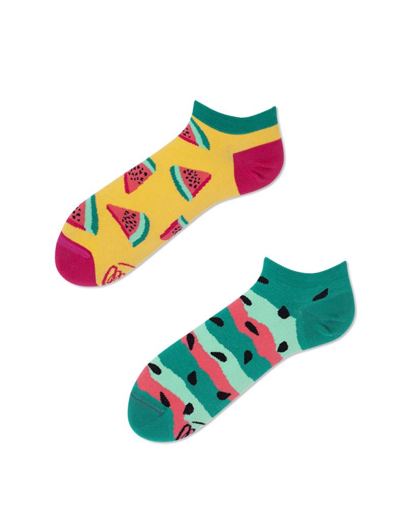 Watermelon Splash Sneakersocks - Herren Multicolor 39-42 von Many Mornings