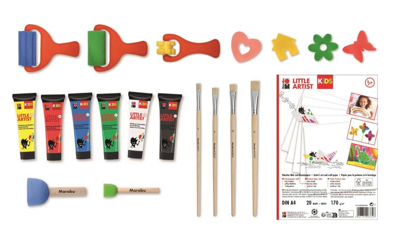 Marabu Kreativset »Kids Power Paint Box 6 x 36 ml« von Marabu