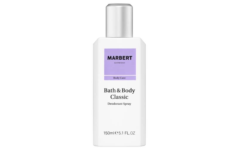 Marbert Deo-Spray »Marbert Deo Spray Bath & Body Class«, Premium Kosmetik von Marbert