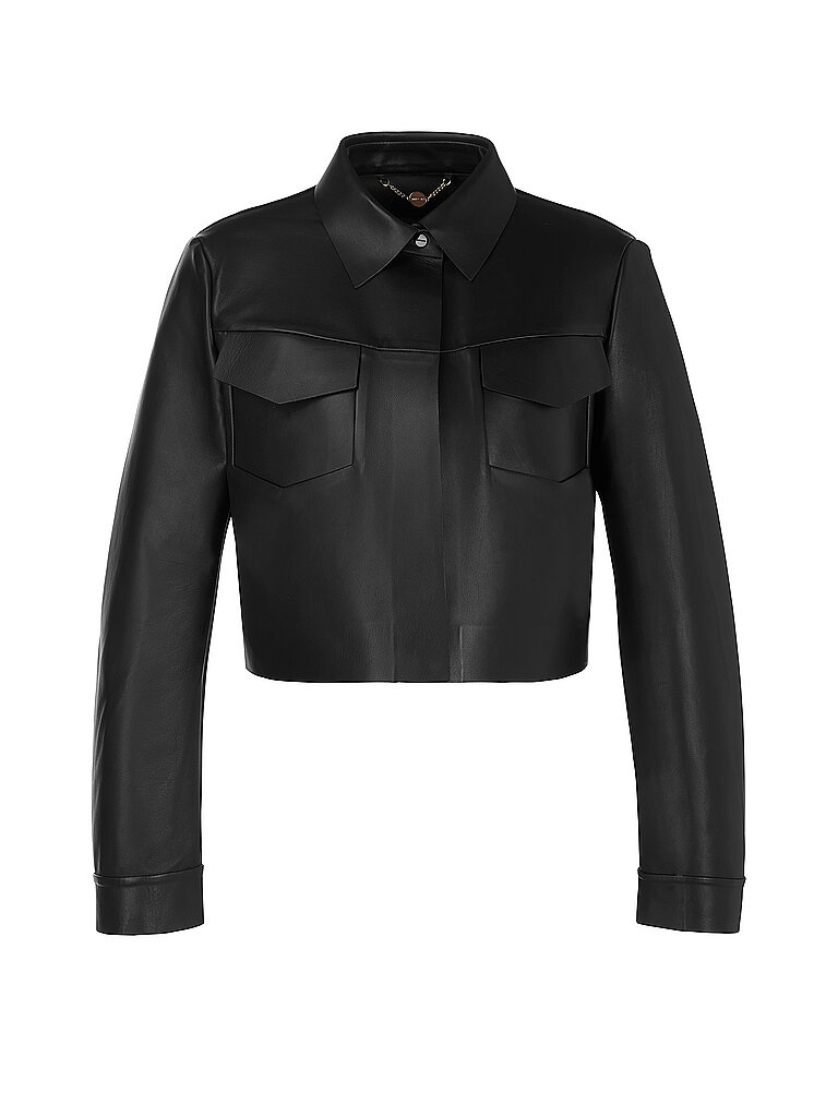 MARC CAIN Lederjacke schwarz | 36 von Marc Cain