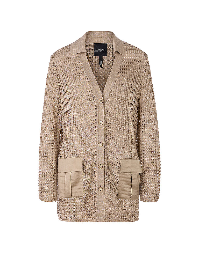 MARC CAIN Strickjacke hellbraun | 36 MARC CAIN Strickjacke hellbraun | 36 von Marc Cain