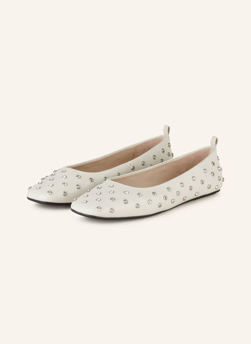 Marc Cain Ballerinas Mit Schmucksteinen weiss von Marc Cain