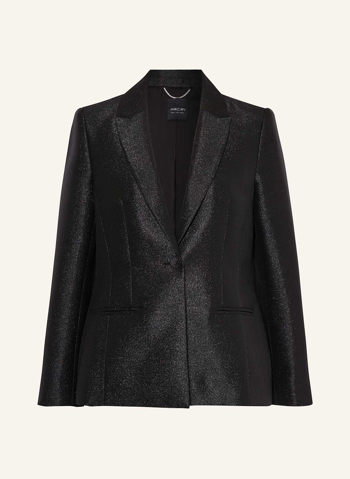 Marc Cain Blazer Mit Glitzergarn schwarz Marc Cain Blazer Mit Glitzergarn schwarz von Marc Cain