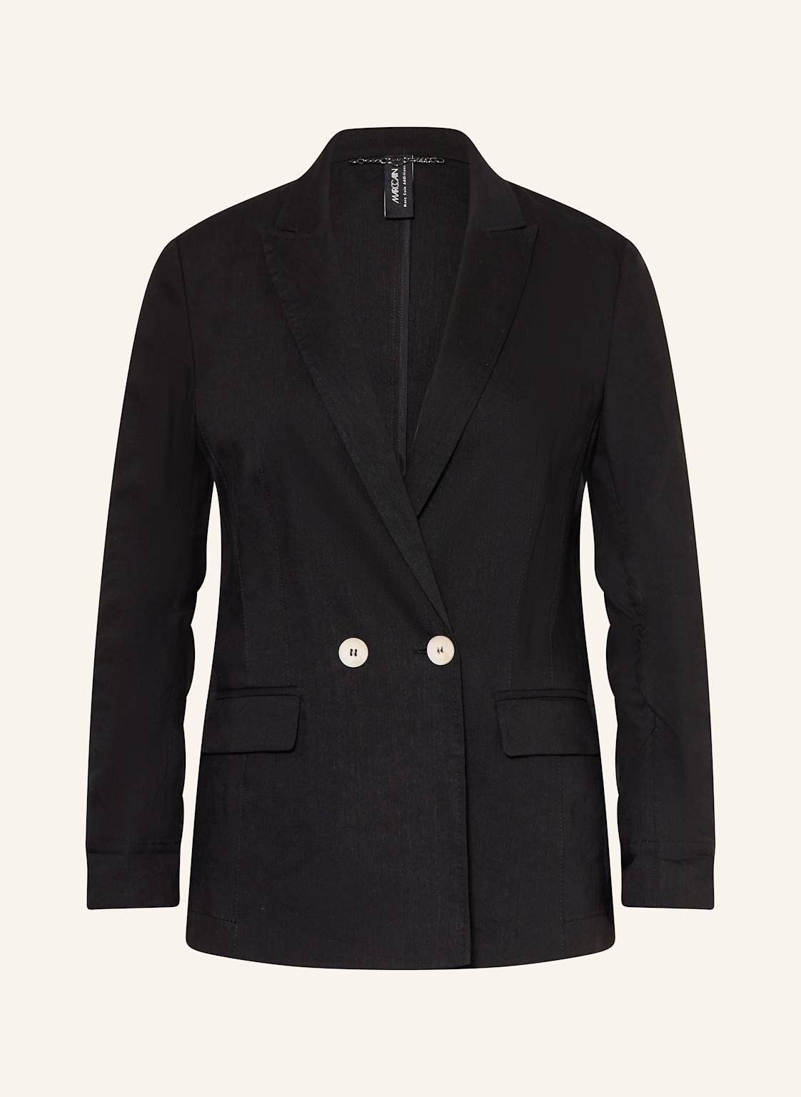 Marc Cain Blazer Mit Leinen schwarz Marc Cain Blazer Mit Leinen schwarz von Marc Cain