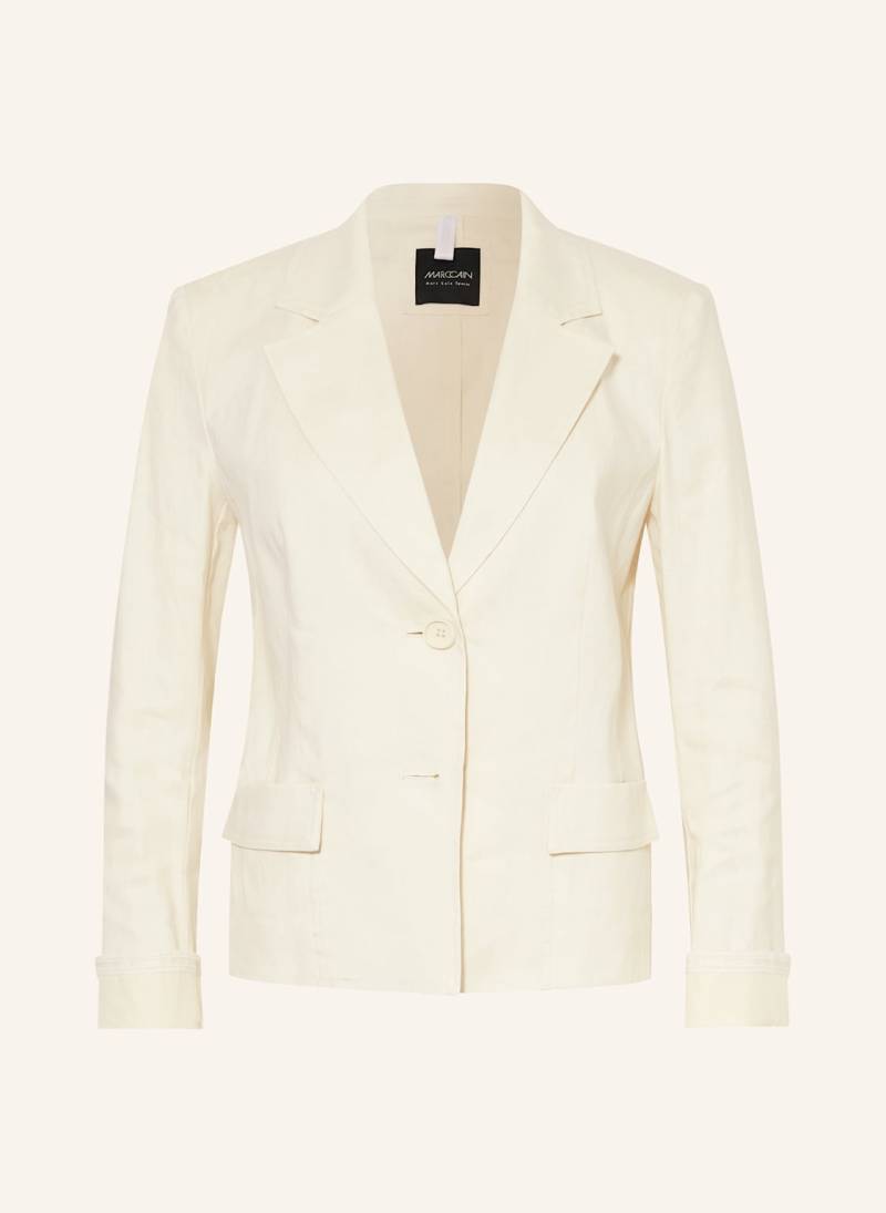 Marc Cain Blazer Mit Leinen weiss von Marc Cain