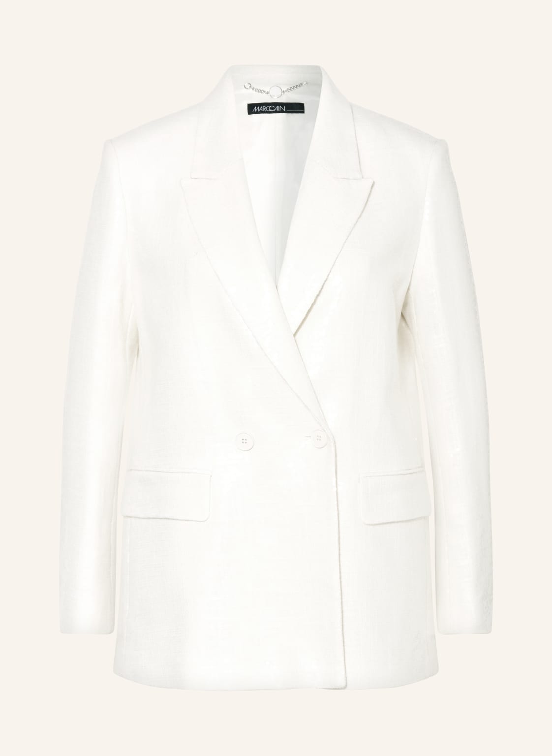 Marc Cain Blazer Mit Pailletten weiss von Marc Cain