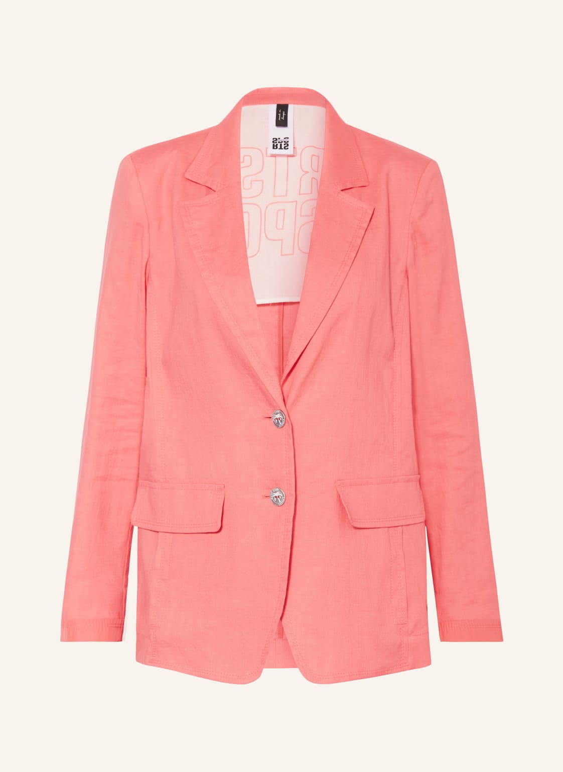 Marc Cain Blazer Witten Mit Leinen rot von Marc Cain