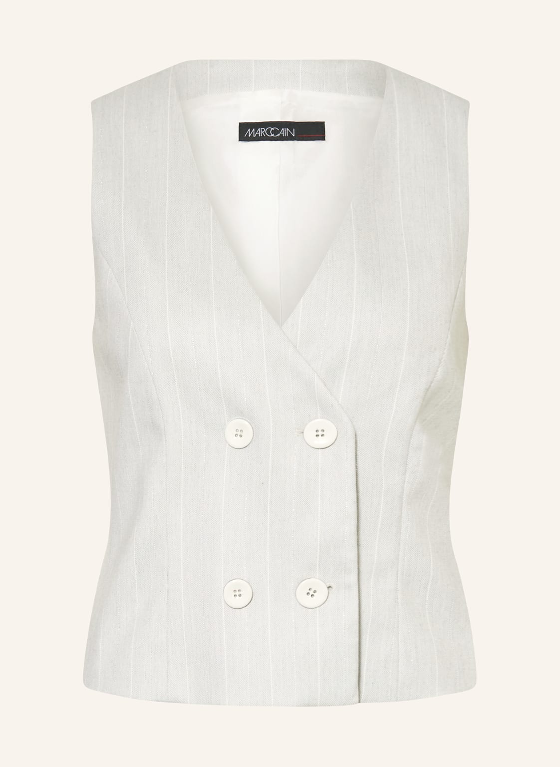 Marc Cain Blazerweste weiss Marc Cain Blazerweste weiss von Marc Cain