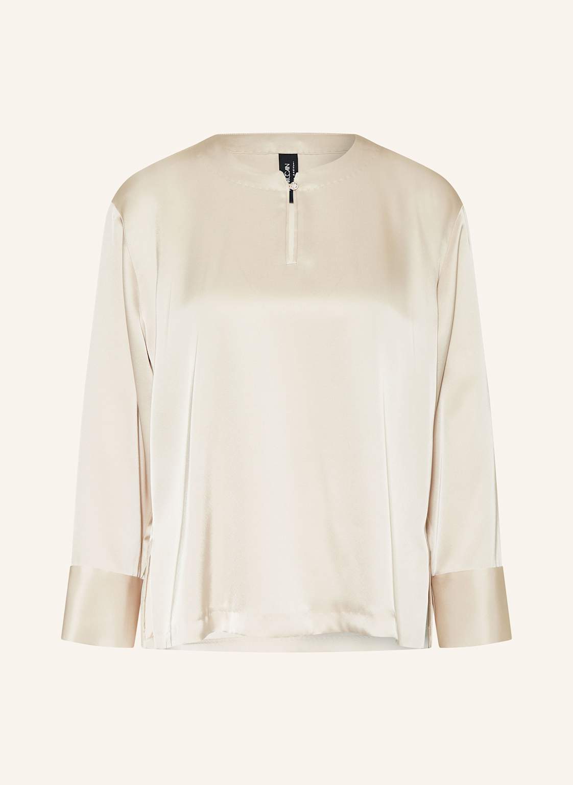 Marc Cain Blusenshirt Aus Satin beige Marc Cain Blusenshirt Aus Satin beige von Marc Cain