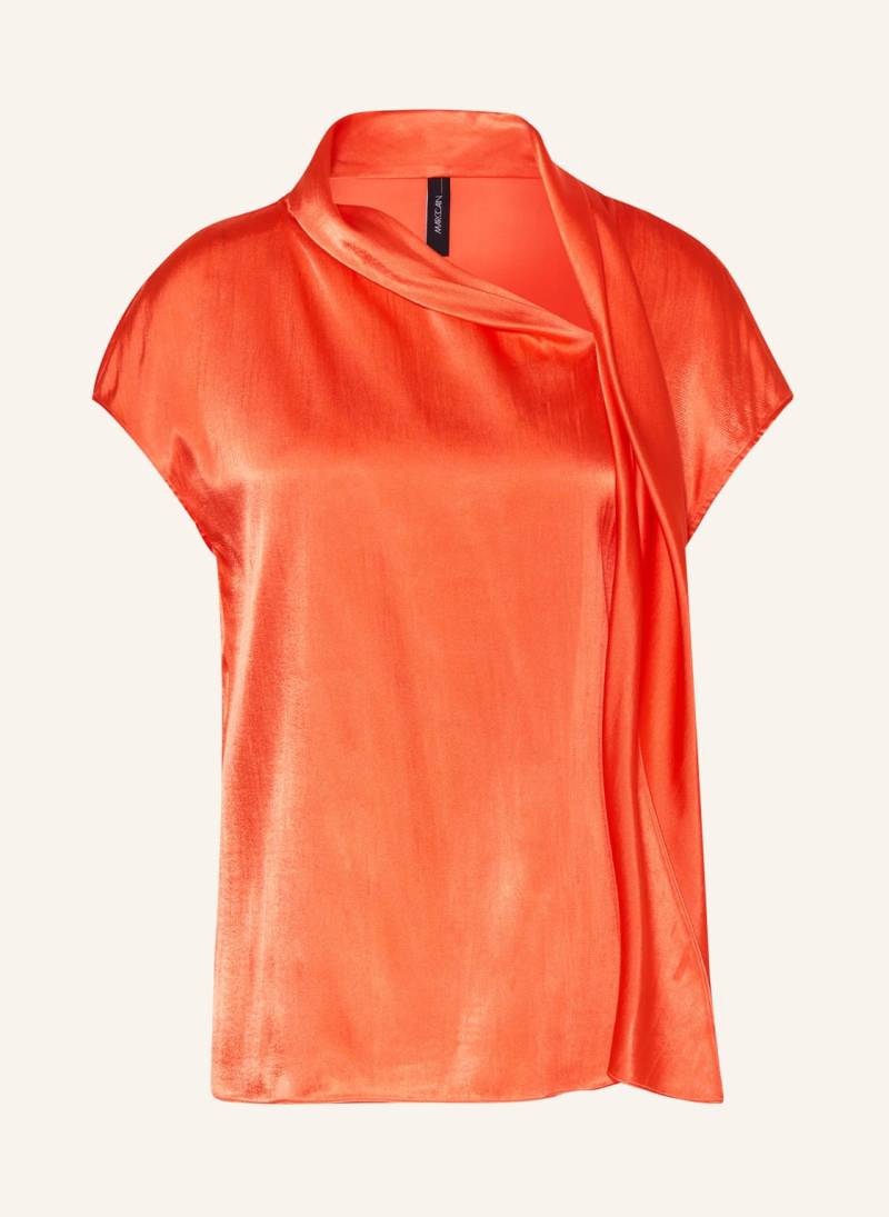 Marc Cain Blusenshirt Aus Satin orange von Marc Cain