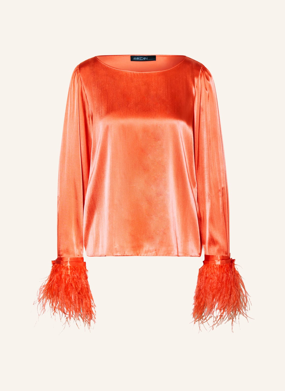 Marc Cain Blusenshirt Aus Satin orange von Marc Cain