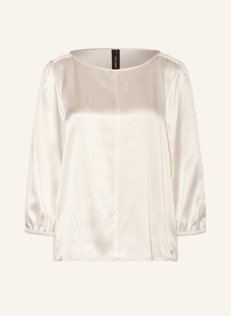 Marc Cain Blusenshirt Aus Seide Mit 3/4-Arm weiss von Marc Cain