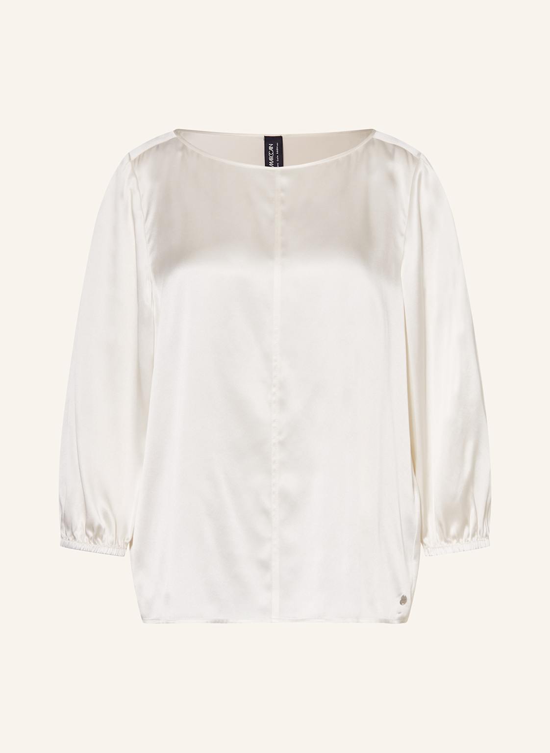Marc Cain Blusenshirt Aus Seide beige Marc Cain Blusenshirt Aus Seide beige von Marc Cain