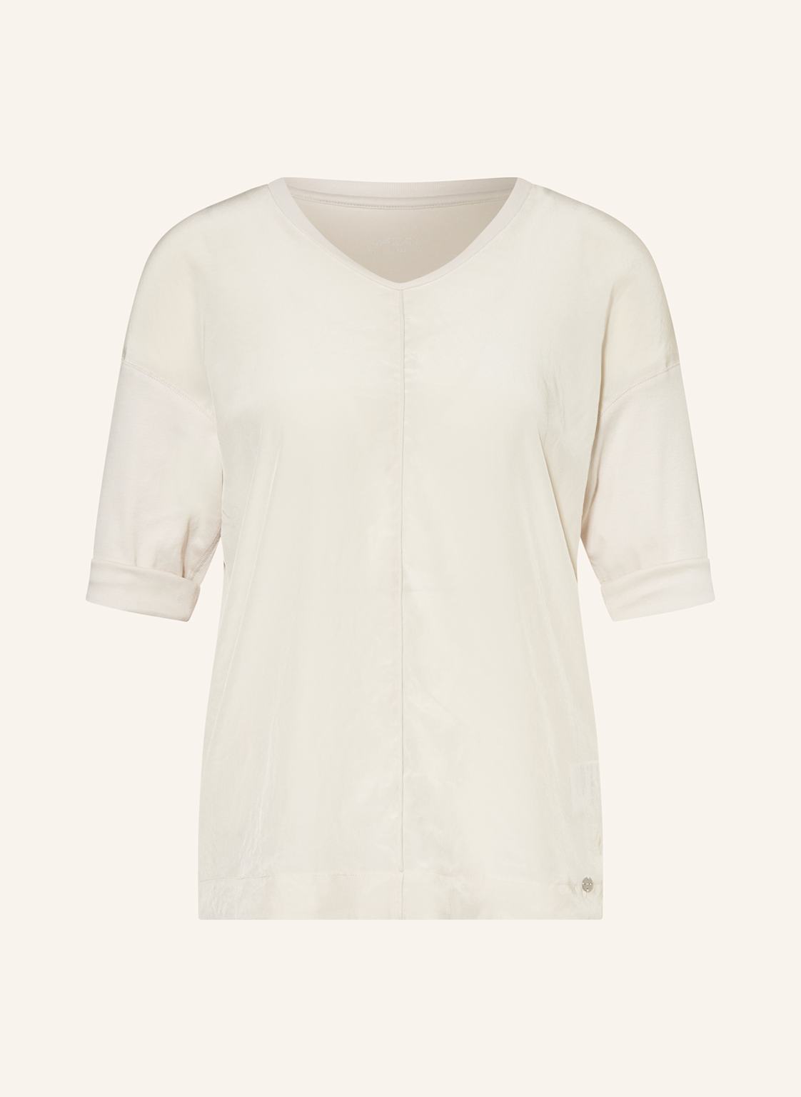 Marc Cain Blusenshirt Im Materialmix Mit 3/4-Arm beige von Marc Cain