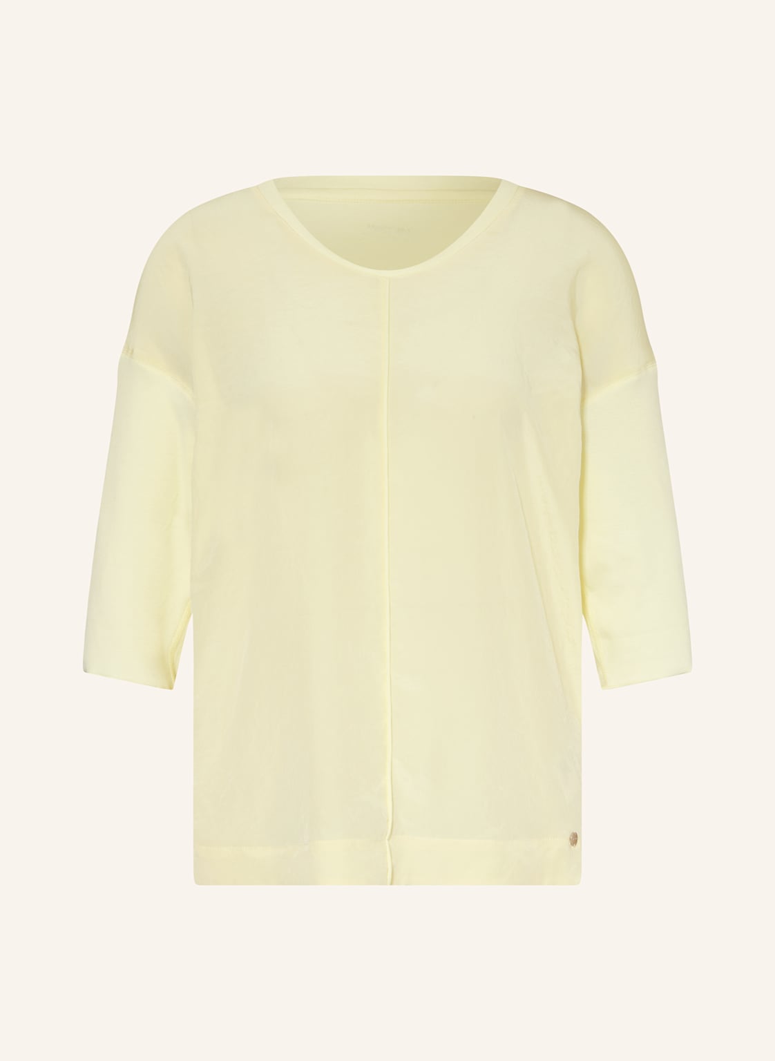 Marc Cain Blusenshirt Im Materialmix Mit 3/4-Arm gelb von Marc Cain