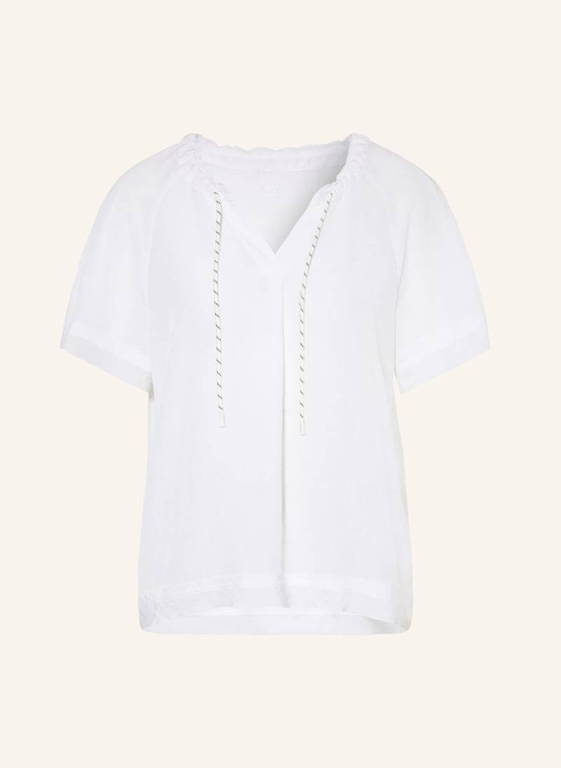 Marc Cain Blusenshirt Im Materialmix weiss von Marc Cain