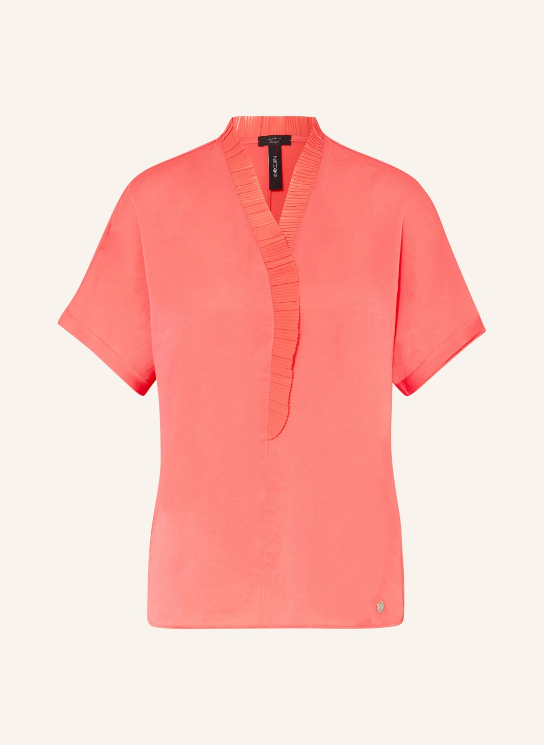 Marc Cain Blusenshirt Mit Plissee pink von Marc Cain