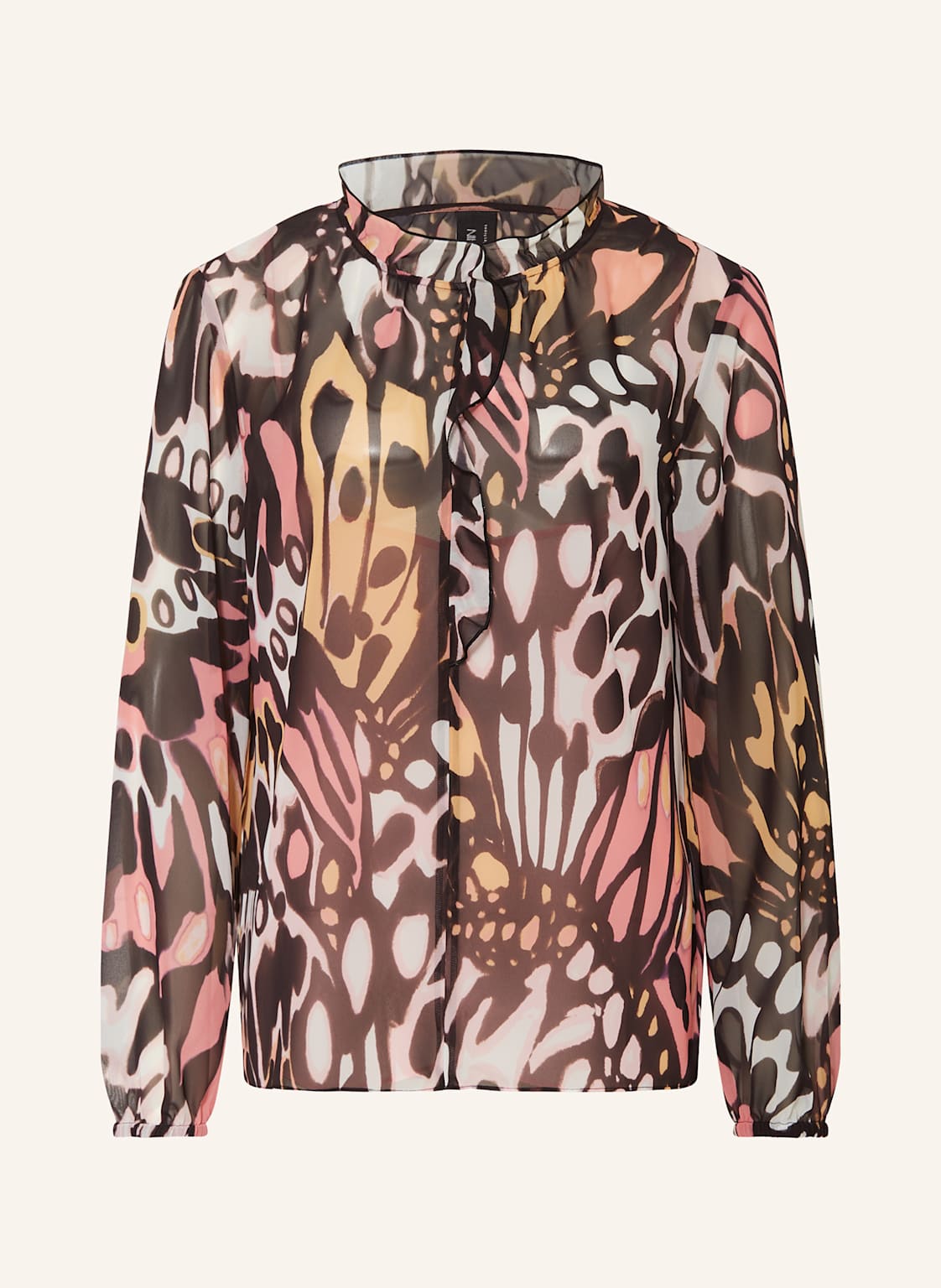 Marc Cain Blusenshirt Mit Volants schwarz von Marc Cain