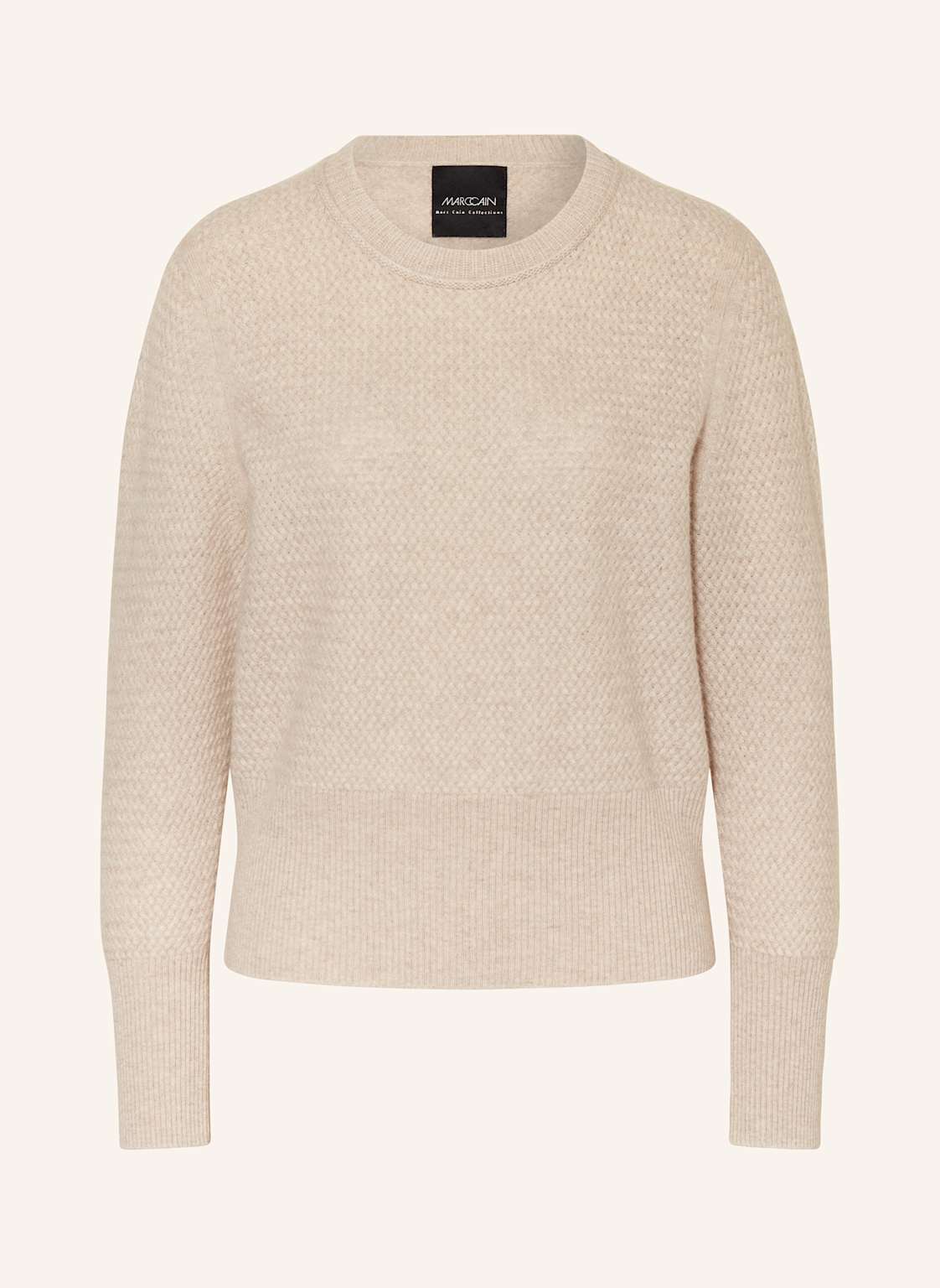 Marc Cain Cashmere-Pullover beige Marc Cain Cashmere-Pullover beige von Marc Cain