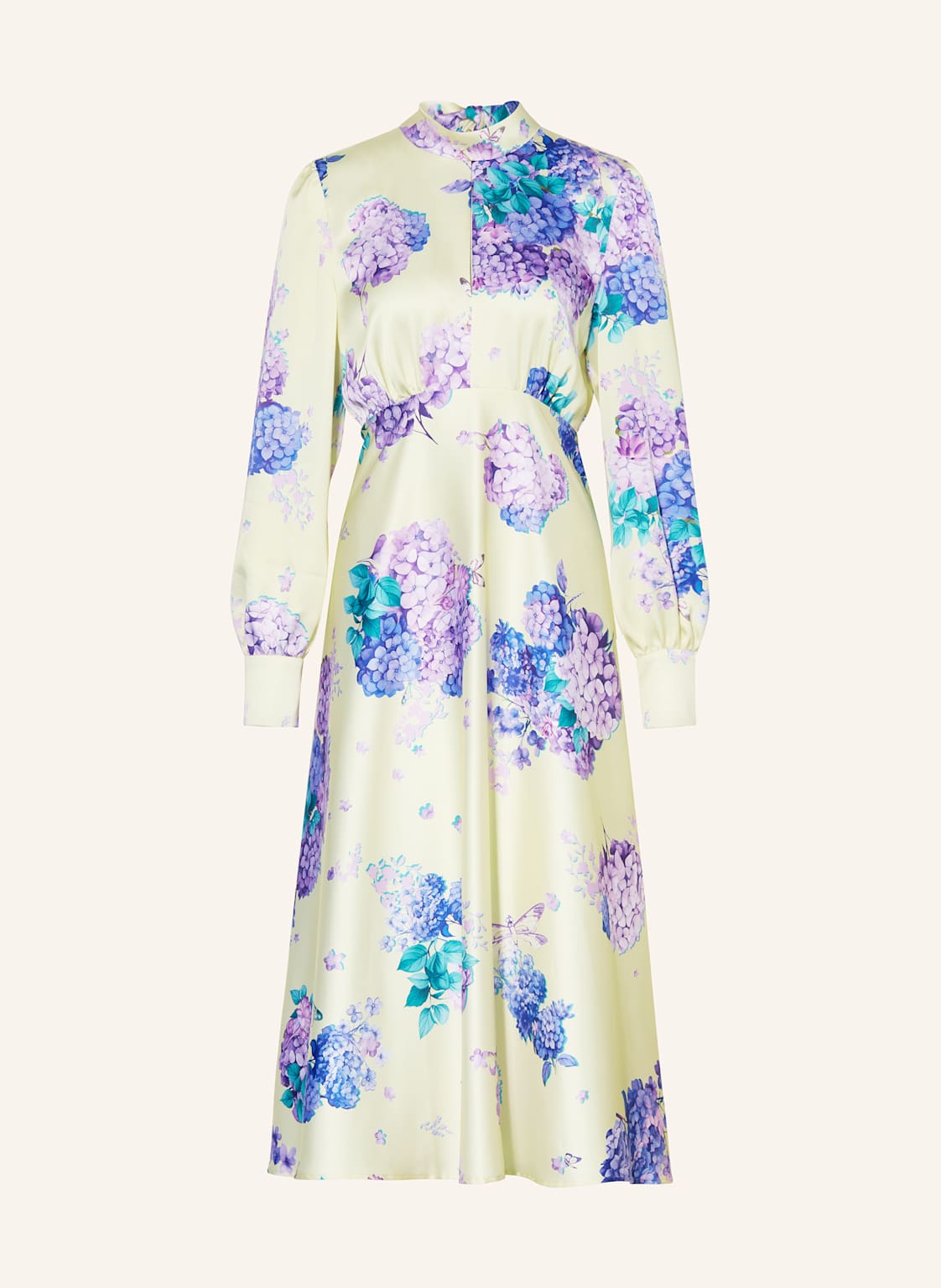 Marc Cain Cocktailkleid Aus Satin gelb Marc Cain Cocktailkleid Aus Satin gelb von Marc Cain