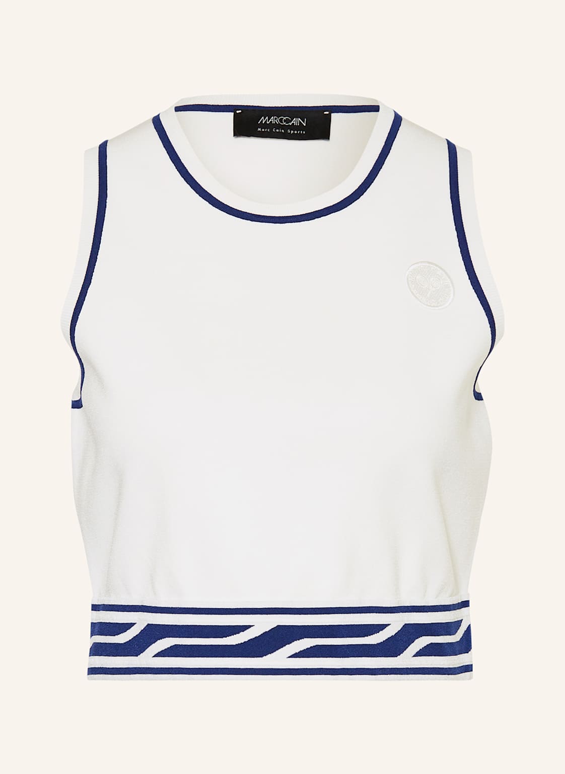 Marc Cain Cropped-Top weiss Marc Cain Cropped-Top weiss von Marc Cain