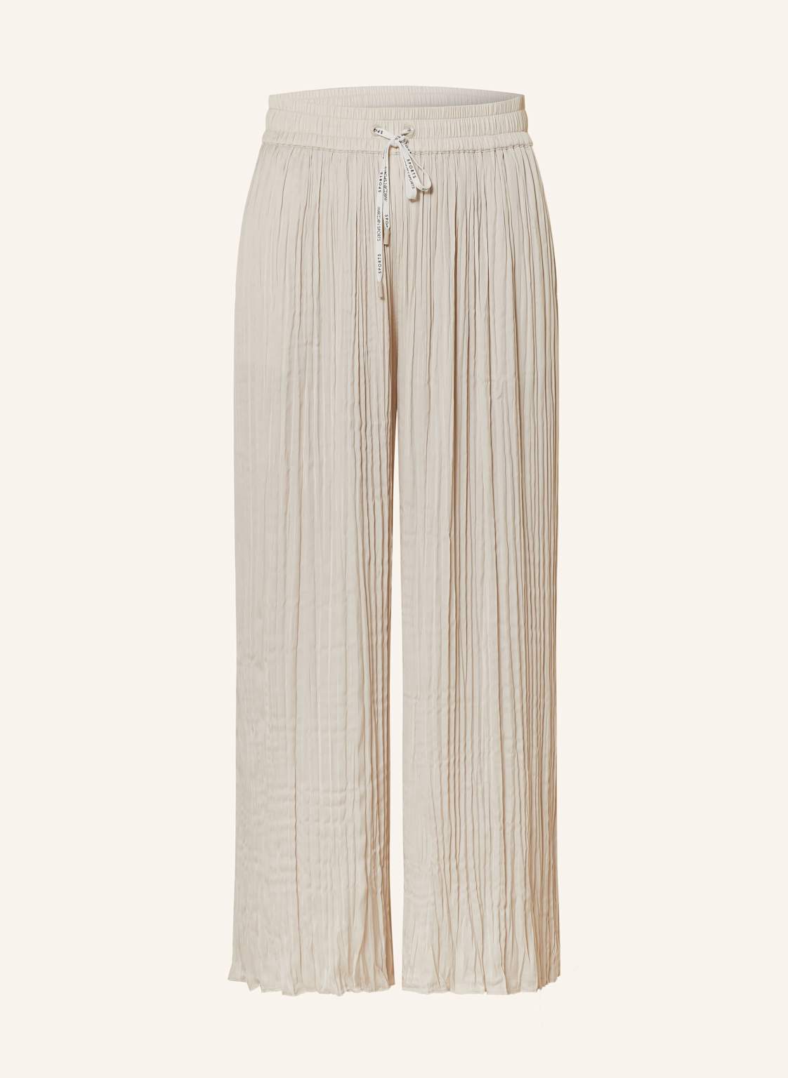 Marc Cain Culotte Wolin Mit Plissees beige von Marc Cain