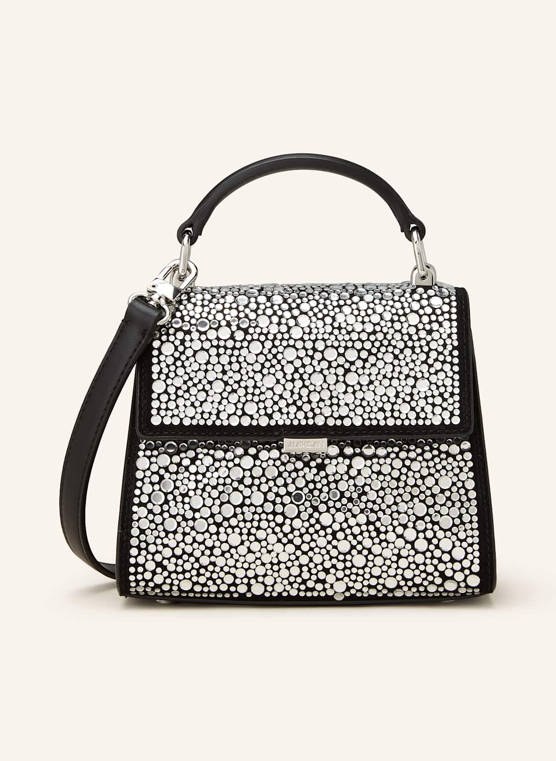 Marc Cain Handtasche Mit Schmucksteinen schwarz Marc Cain Handtasche Mit Schmucksteinen schwarz von Marc Cain