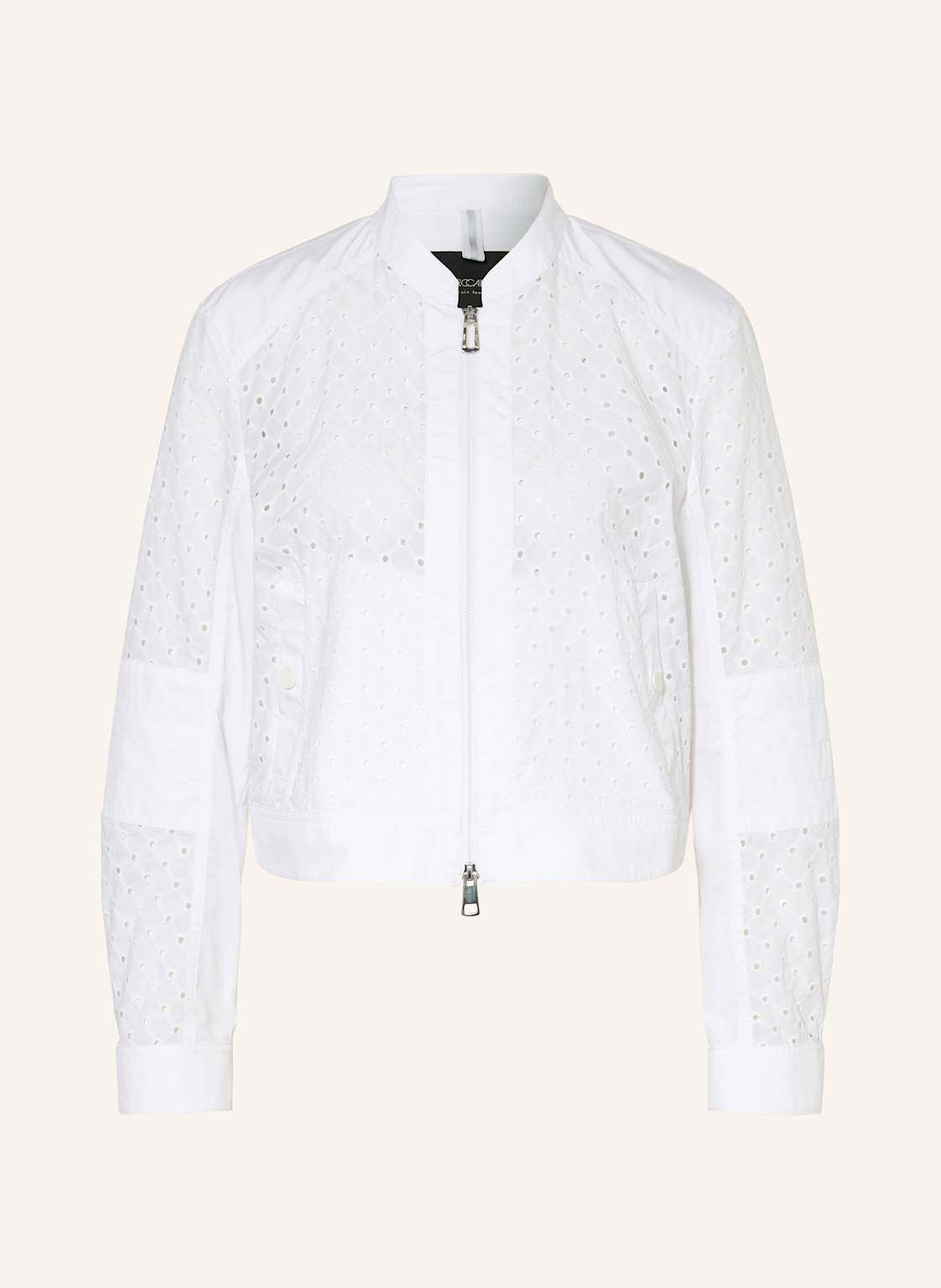 Marc Cain Jacke Mit Lochspitze weiss Marc Cain Jacke Mit Lochspitze weiss von Marc Cain