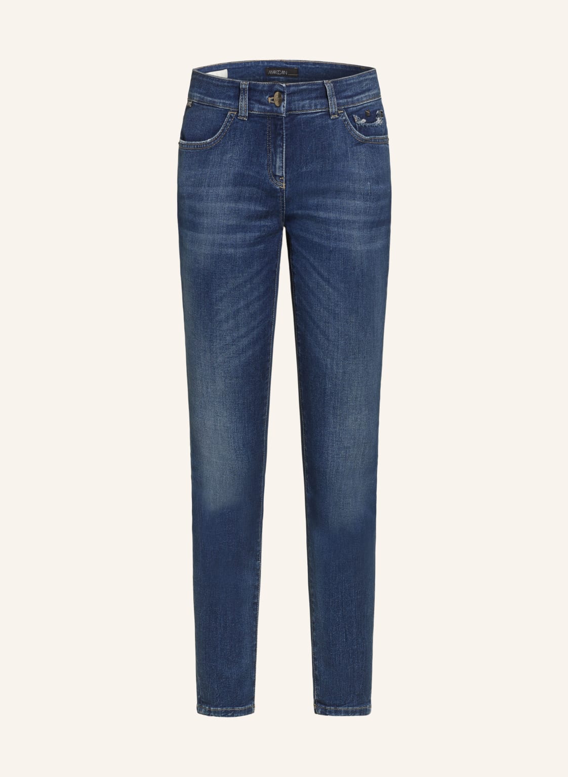 Marc Cain Jeans Silvi Mit Nieten blau von Marc Cain